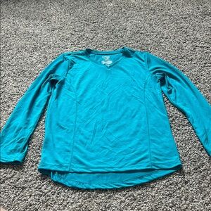 Danskin Now Teal Women's Long Sleeve Jersey
